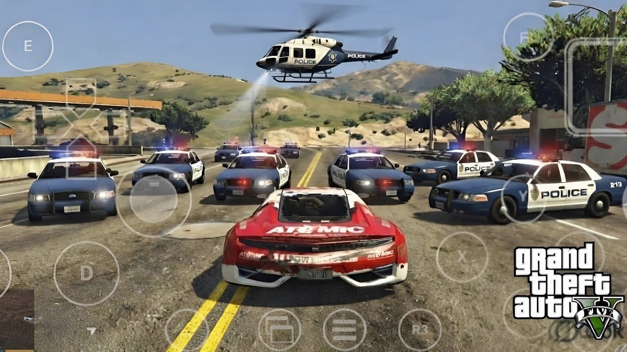 GTA 5 FRANKLIN WITH TREVOR CHESS POLICE 🔥 ANDROID GAMEPLAY WANTED LEVEL 🤯 