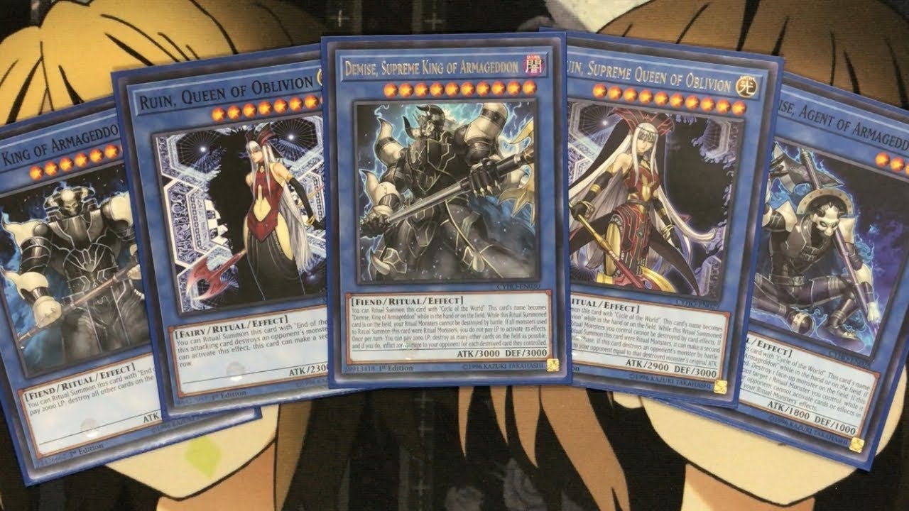 My Demise Ritual Yugioh Deck Profile for September 2018