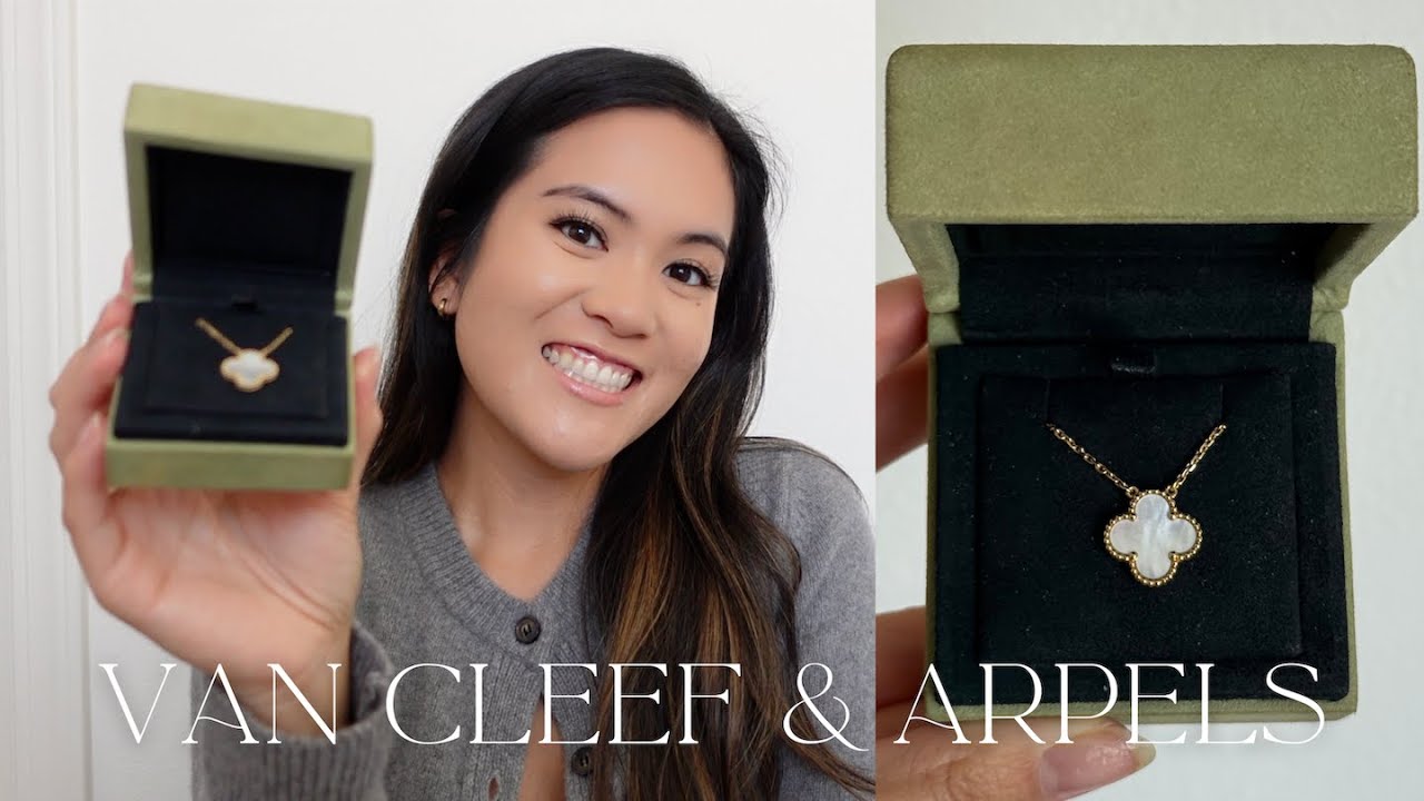 VAN CLEEF & ARPELS VINTAGE ALHAMBRA | обзор перламутрового ожерелья