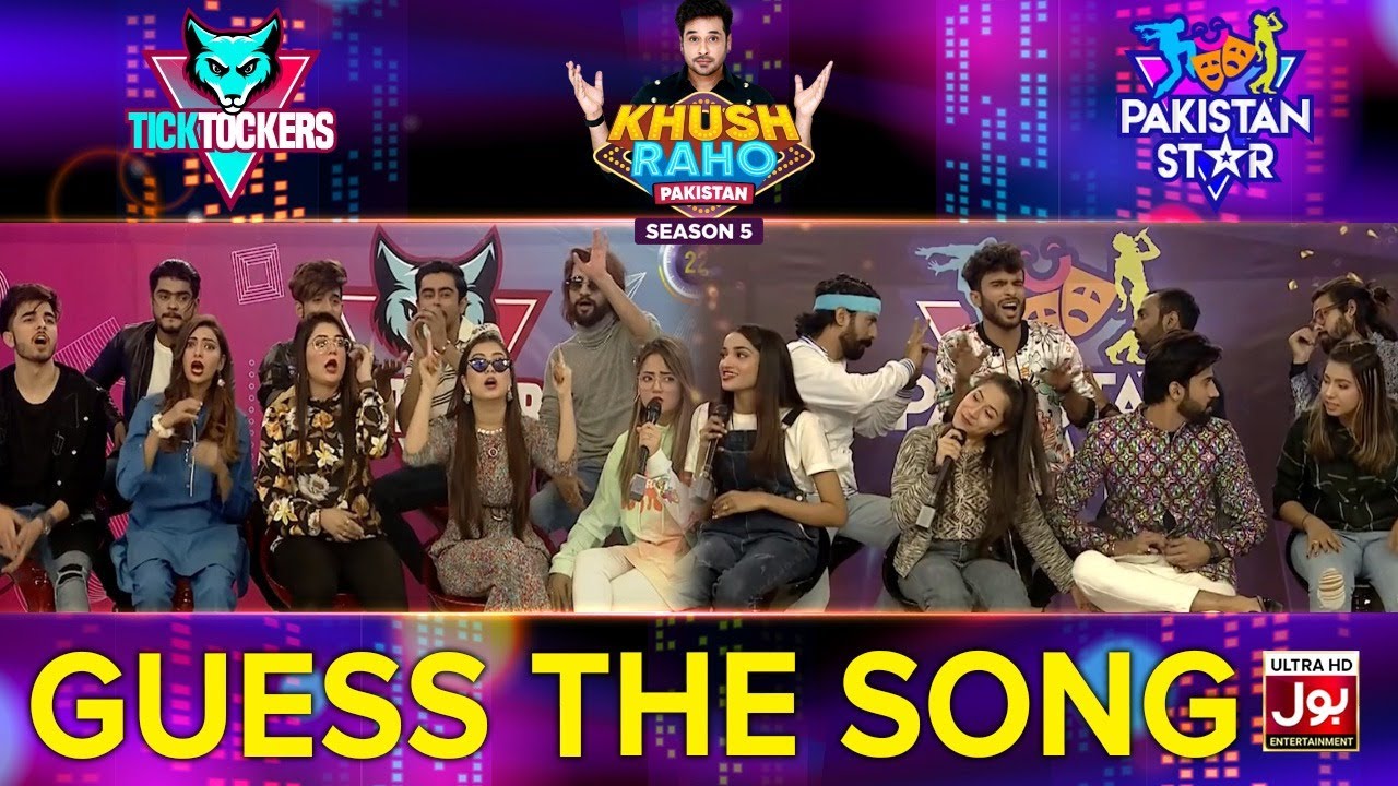 Guess The Song | Khush Raho Pakistan Season 5 | Tick Tockers Vs Pakistan Star | Faysal Quraishi