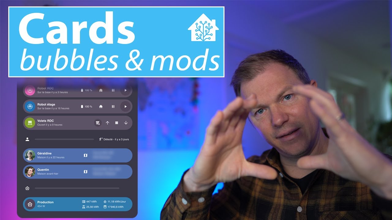 Dashboards in Home Assistant met Bubble-card en Card-mod