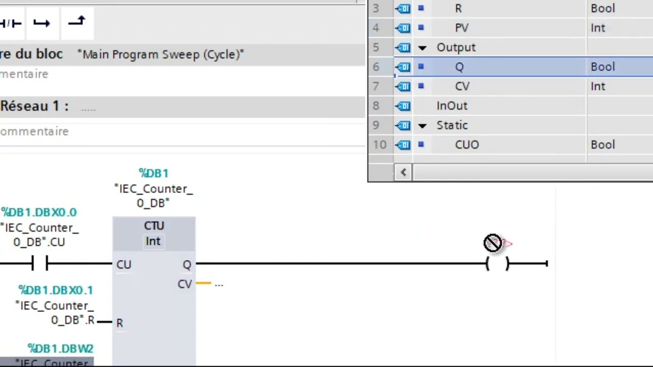 Tia portal compteur CTU