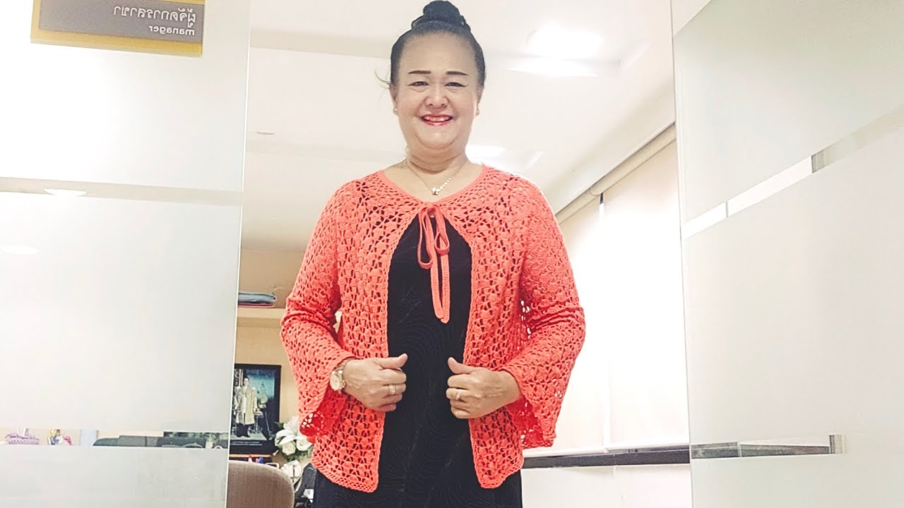 เสื้อถักโครเชต์กับบุบผาพารวย
