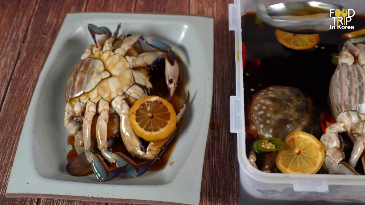 Soy Sauce Marinated Crab