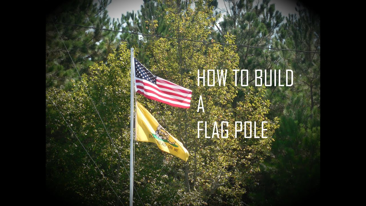 How to Build a Flagpole For Your Yard