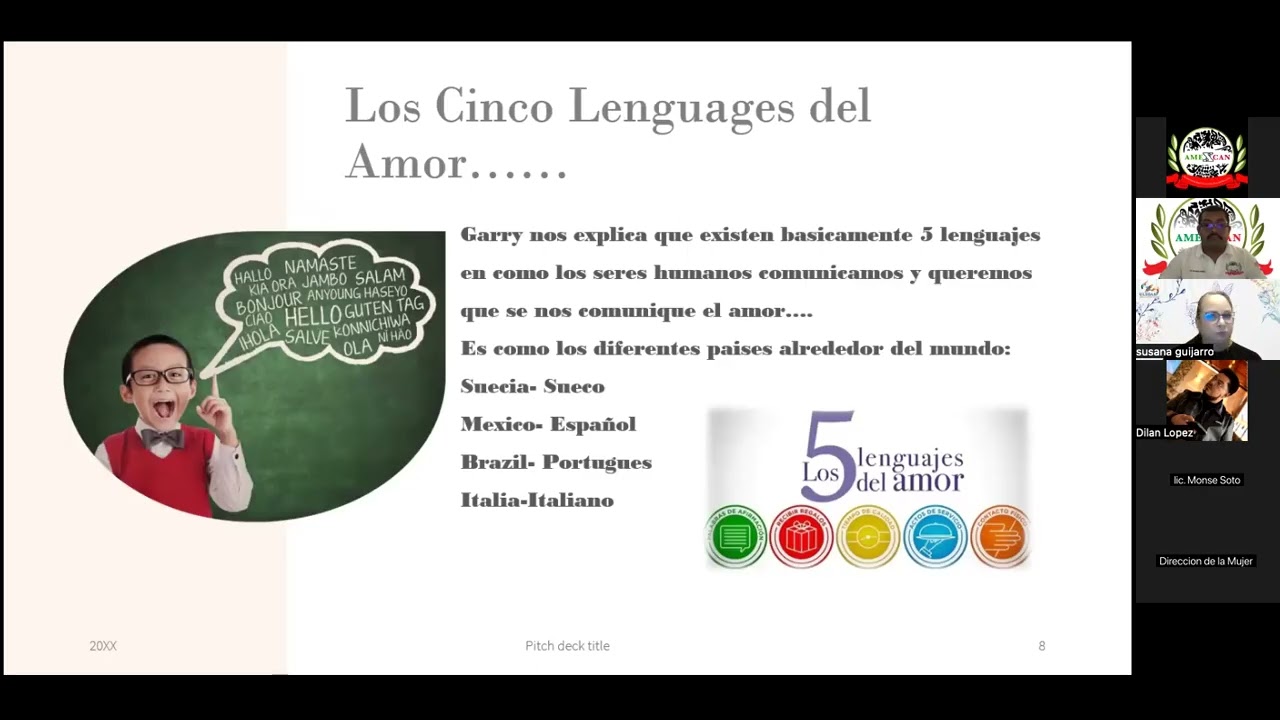 Seminario de Salud Mental: Hablemos de los Cinco Lenguajes del Amor