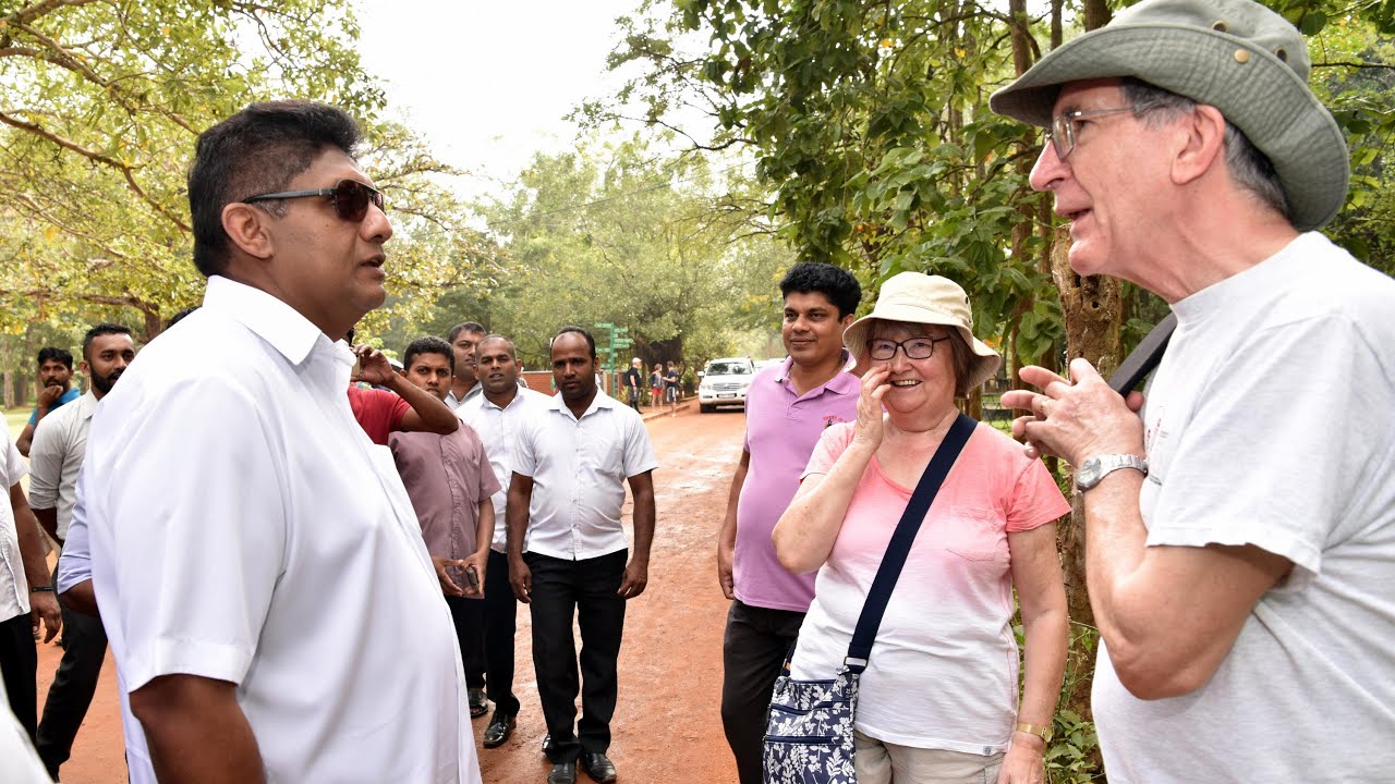 Sajith Premadasa on an Inspection tour at Sigiriya