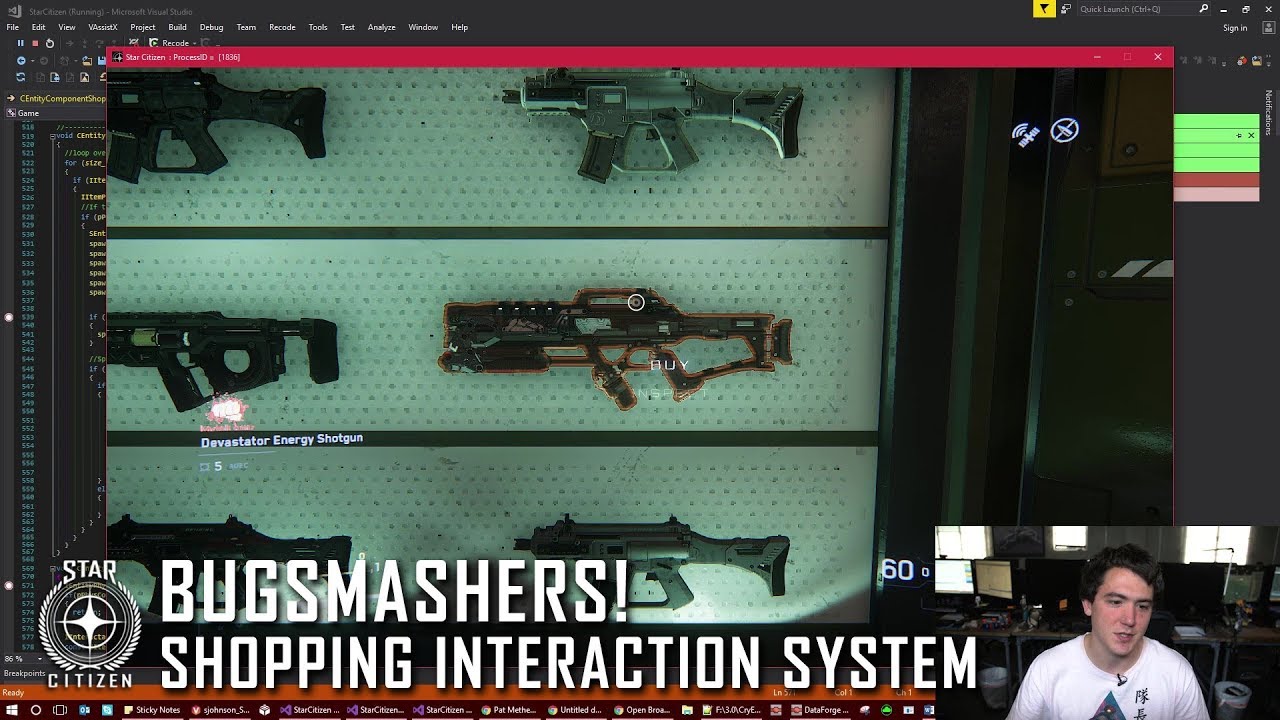 Star Citizen: Bugsmashers - Shopping Interaction System