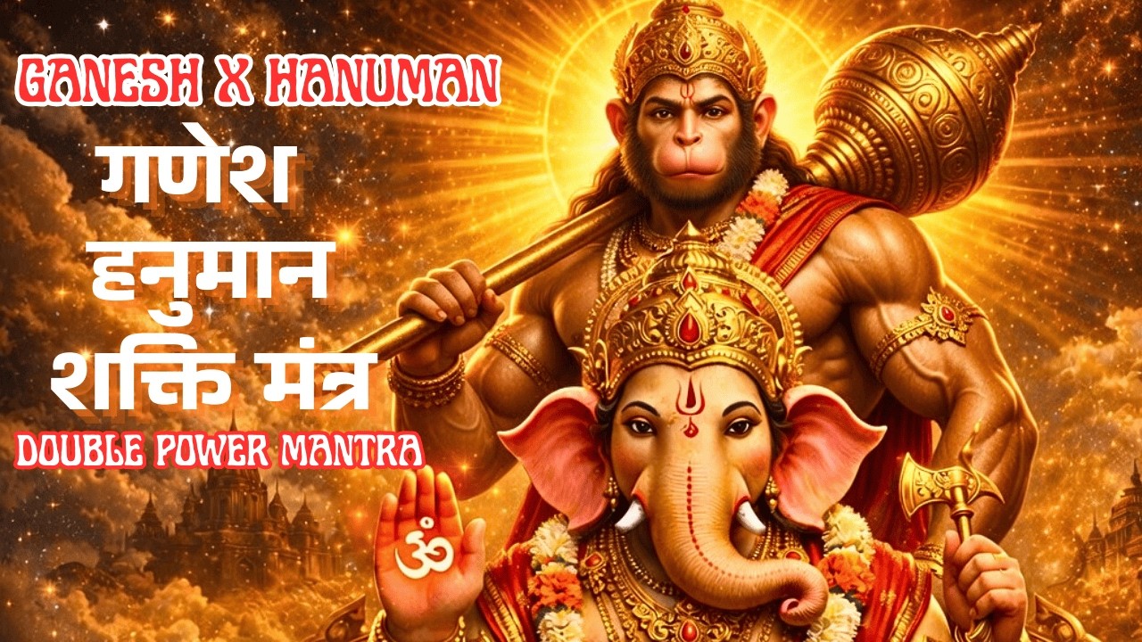 GANESHA HANUMAN COMBINED POWER MANTRA | Remove Obstacles & Bring Divine Blessings