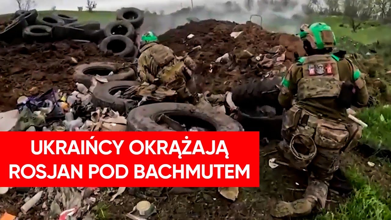 Ostra wymiana ognia pod Bachmutem. Ukraińcy okrążają Rosjan