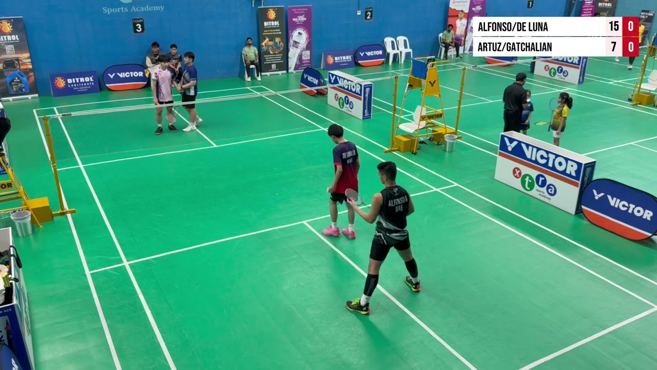 Ditrol Xtra Sports UAE Junior Elite Tour 2025 - BDU19 | Aleqxyz/Jonas vs. Aiden/Ramil | QF