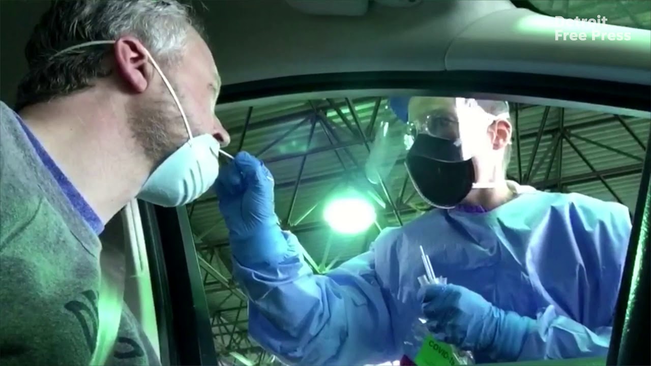 I took a drive-thru coronavirus test. Here's what it's like