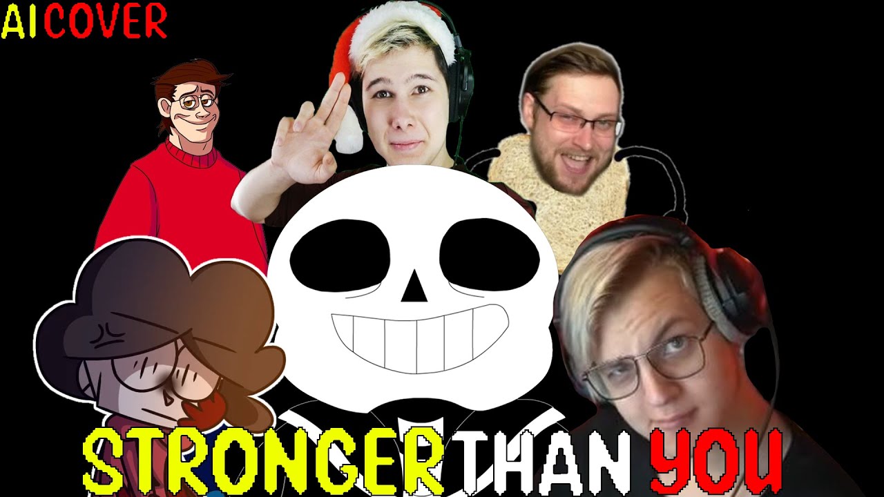 Ютуберы - STRONGER THAN YOU (Ai cover) (@windy31LetsGoodPlays ,@kuplinovplay ,@N-time,@бемон  )