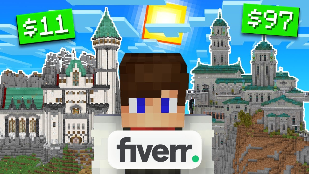 I Paid 3 Different Fiverr Builders for a Castle in Minecraft