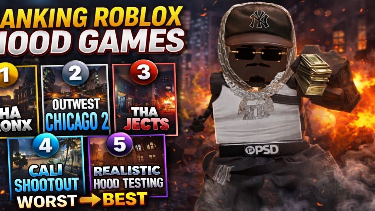 Ranking 5 Roblox Hood Games From WORST to BEST