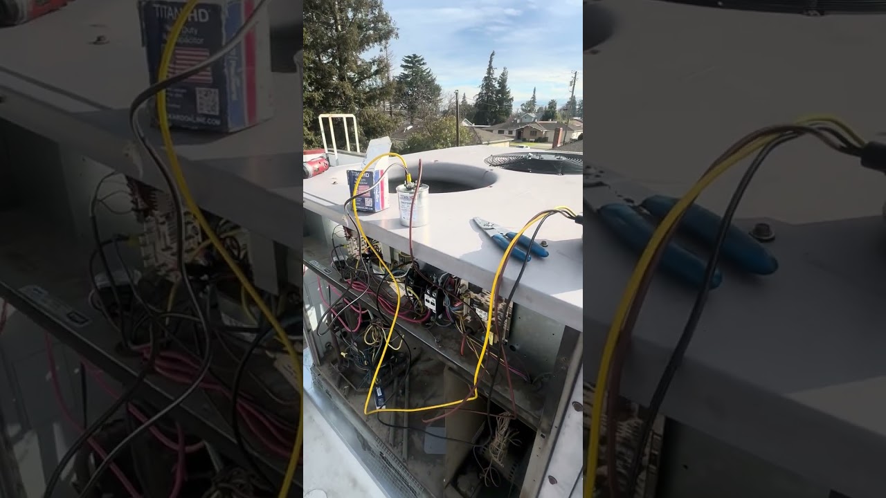 Wiring of condenser fan motor from 4 wires to 3 wires 