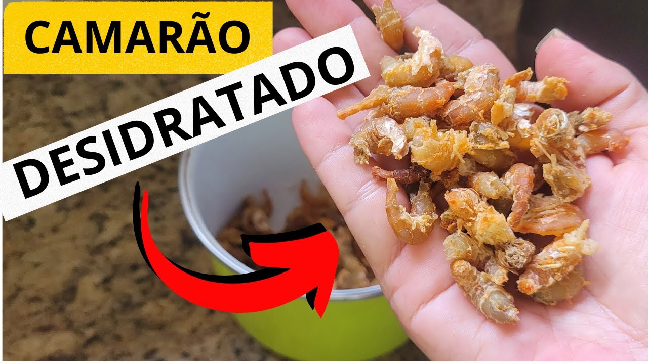 COMO DESIDRATAR CAMARÃO E ARMAZENAR DO JEITO CERTO - dura muito