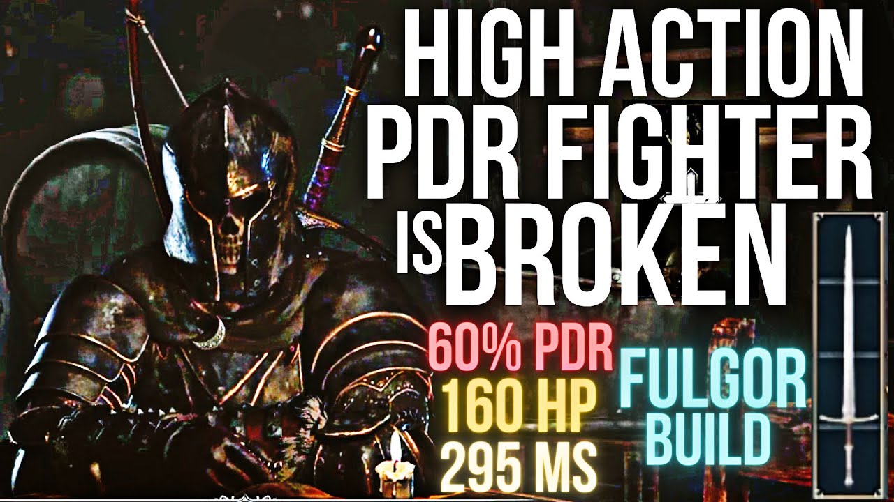 The Most Broken Fighter Build | 167 Heath Fulgor with 63% PDR | Dark and Darker