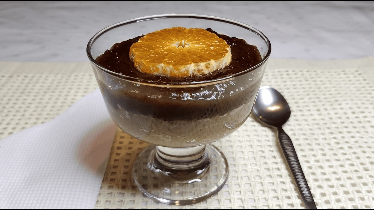 Puding od pirinča sa kremom od suvog grožđa