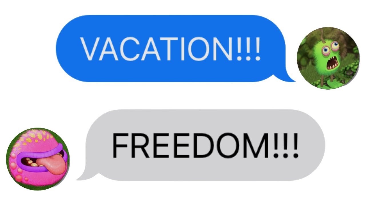 If MSM Monsters Had A Group Chat On Vacation...