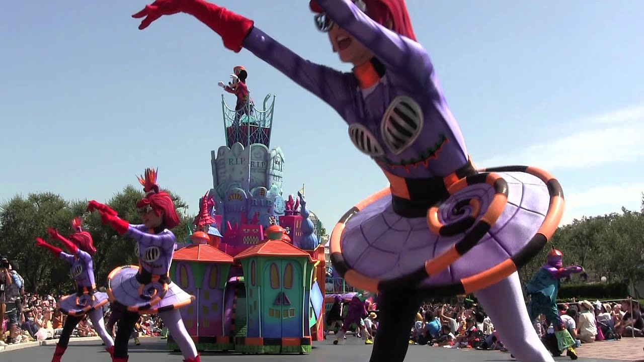 【HD】ディズニー•ハロウィーン2012パレード 