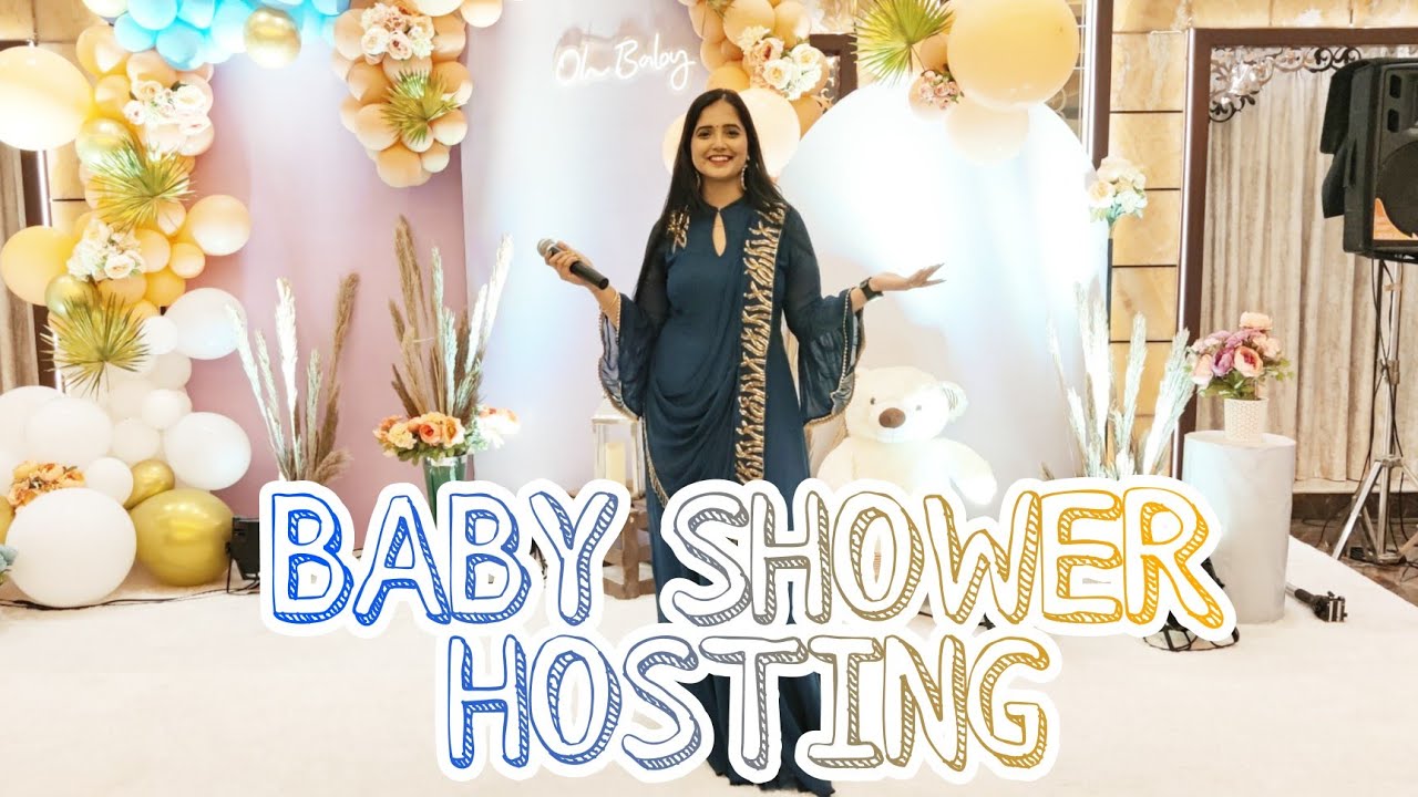 Anchor Dimple Bhanushali hosting baby shower ceremony | Baby shower hosting |
