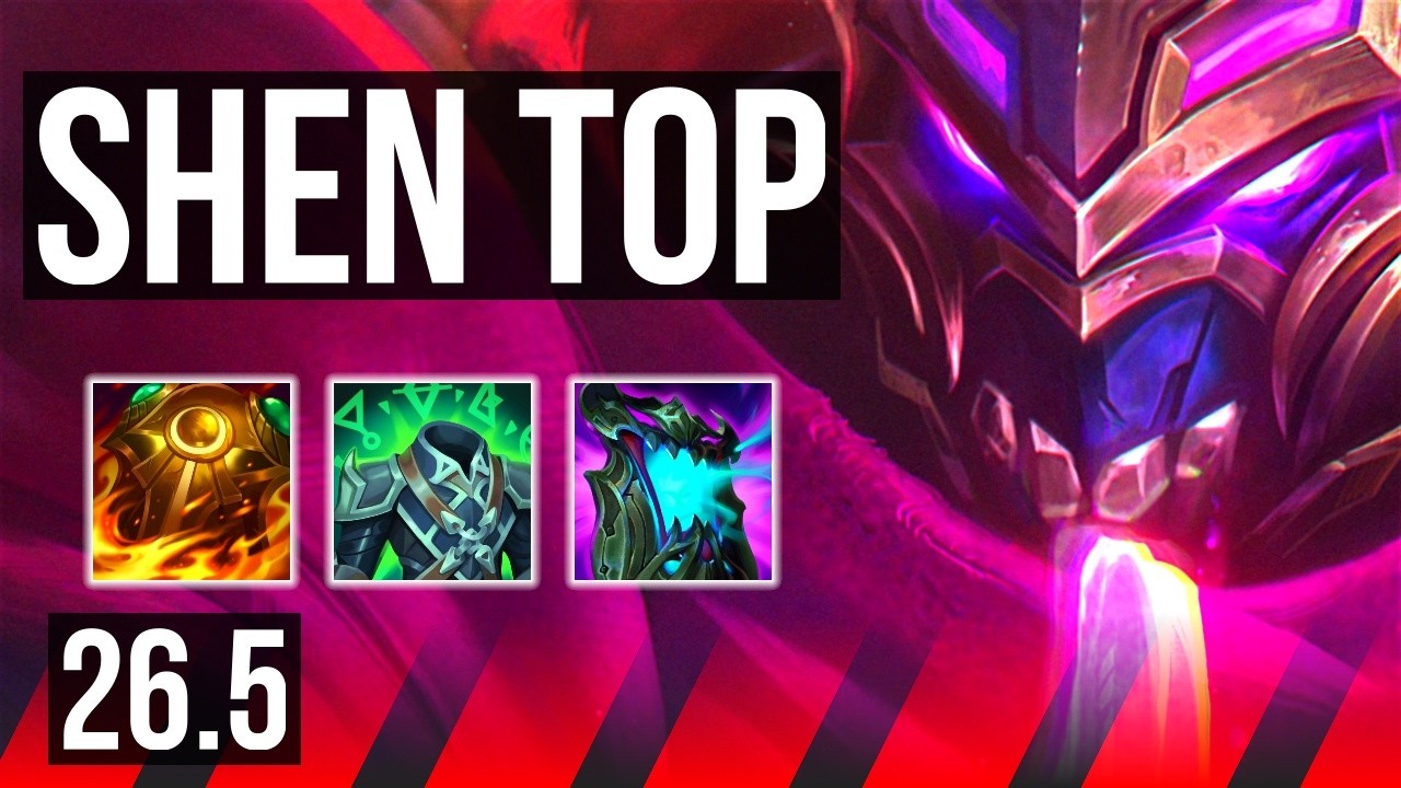 SHEN vs ZAAHEN (TOP) | Good KDA: 8/1/9 | KR Master | 26.5