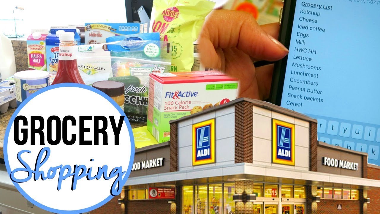 HOW TO MAKE A CHEAP GROCERY LIST | ALDI GROCERY HAUL & SHOP WITH ME 2017 | Page Danielle