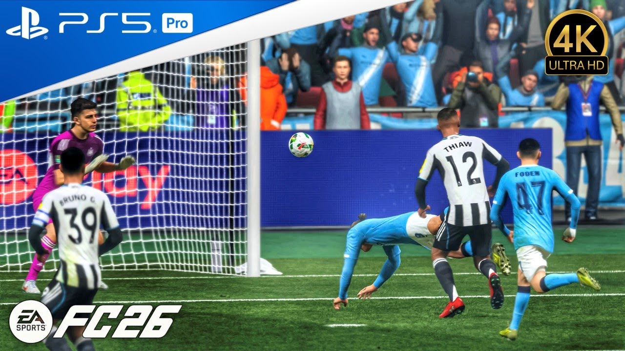 FC26 | Man City VS Newcastle | Carabao Cup 25/26 | PS5 Pro | 4K Ultra HD