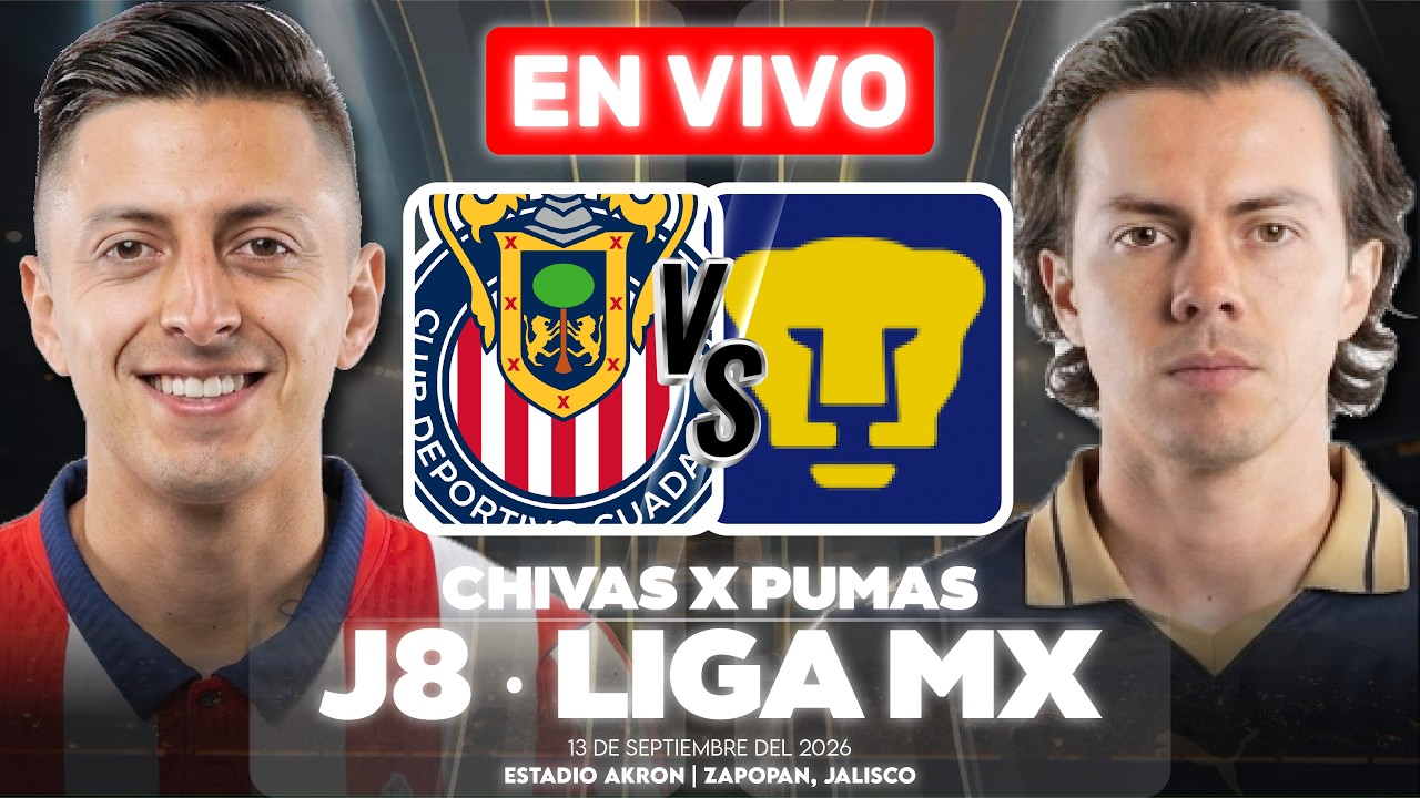 ✅ &iexcl;SANDOVAL ATROPELL&Oacute; A LOS PUMAS! Chivas 3-0 Pumas - Jornada 8 🏆 Liga MX 2026