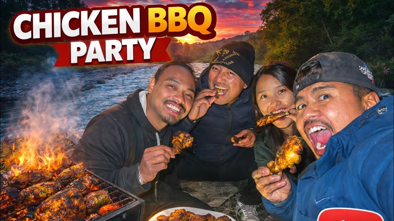 SASTA WALA BBQ 🍗 🔥|| RAW VLOG POKHARA ft. @leorider || #nepal #funny #bbq #pokhara 