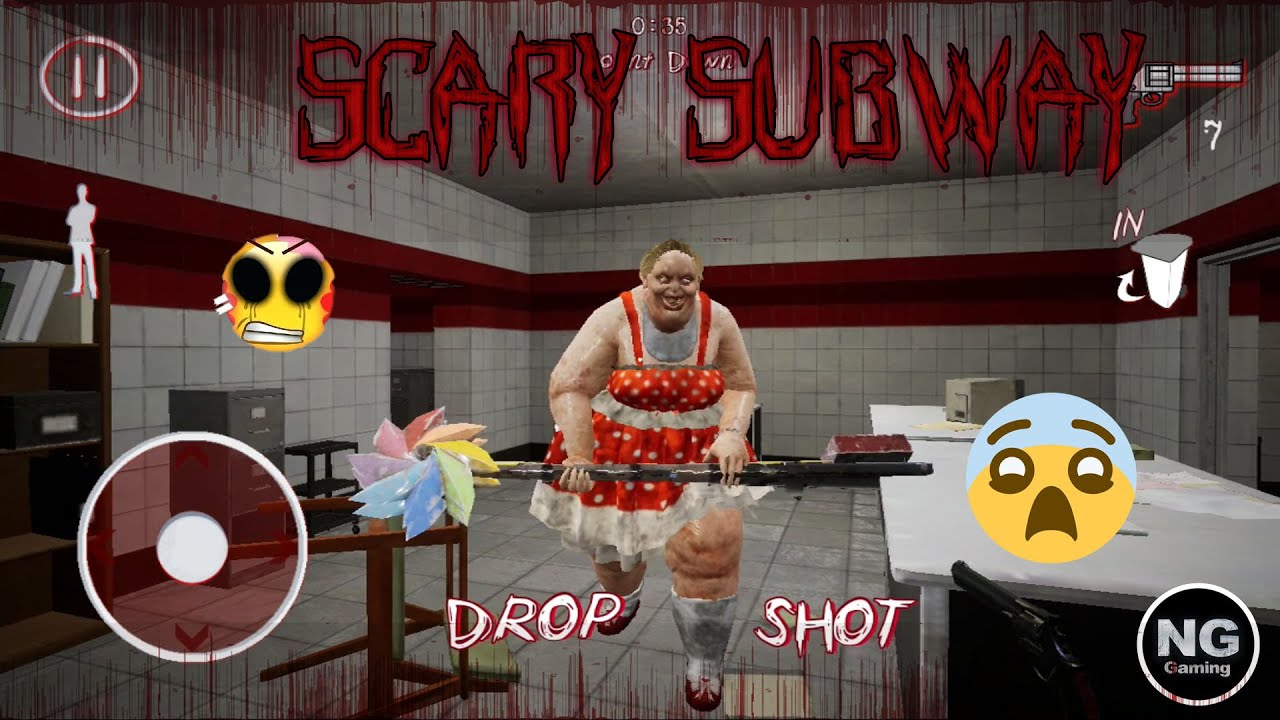 Scary Subway Train Escape Game Adventure Android - IOS Evil Freaky Lady Gameplay