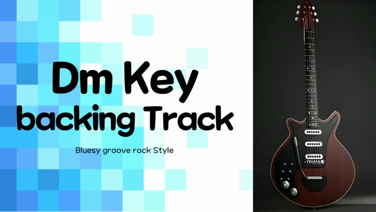 bluesy groove rock style Dm Key