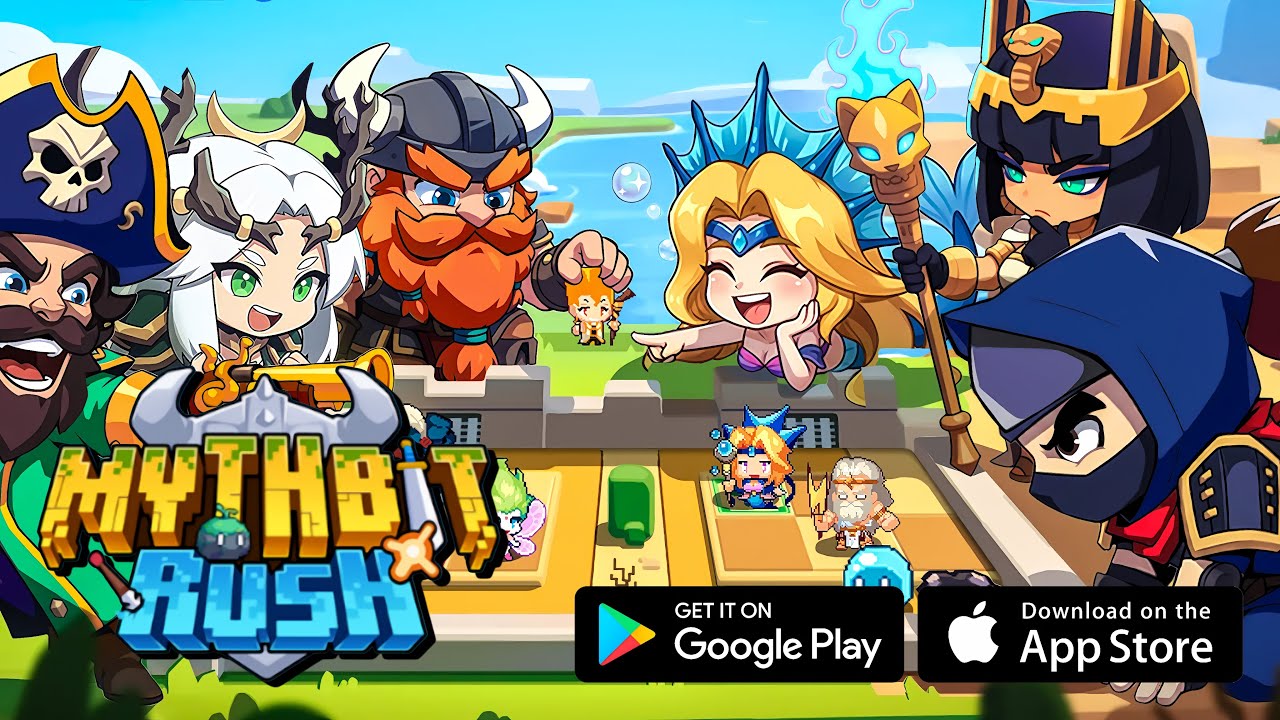 MythBit Rush - Геймплей для Android и iOS
