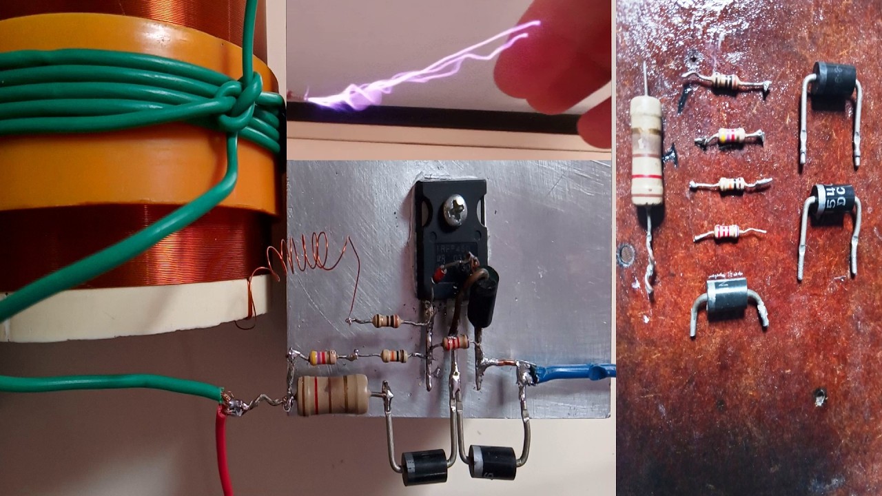 Russian Self-Oscillator || Single Tesla Coil