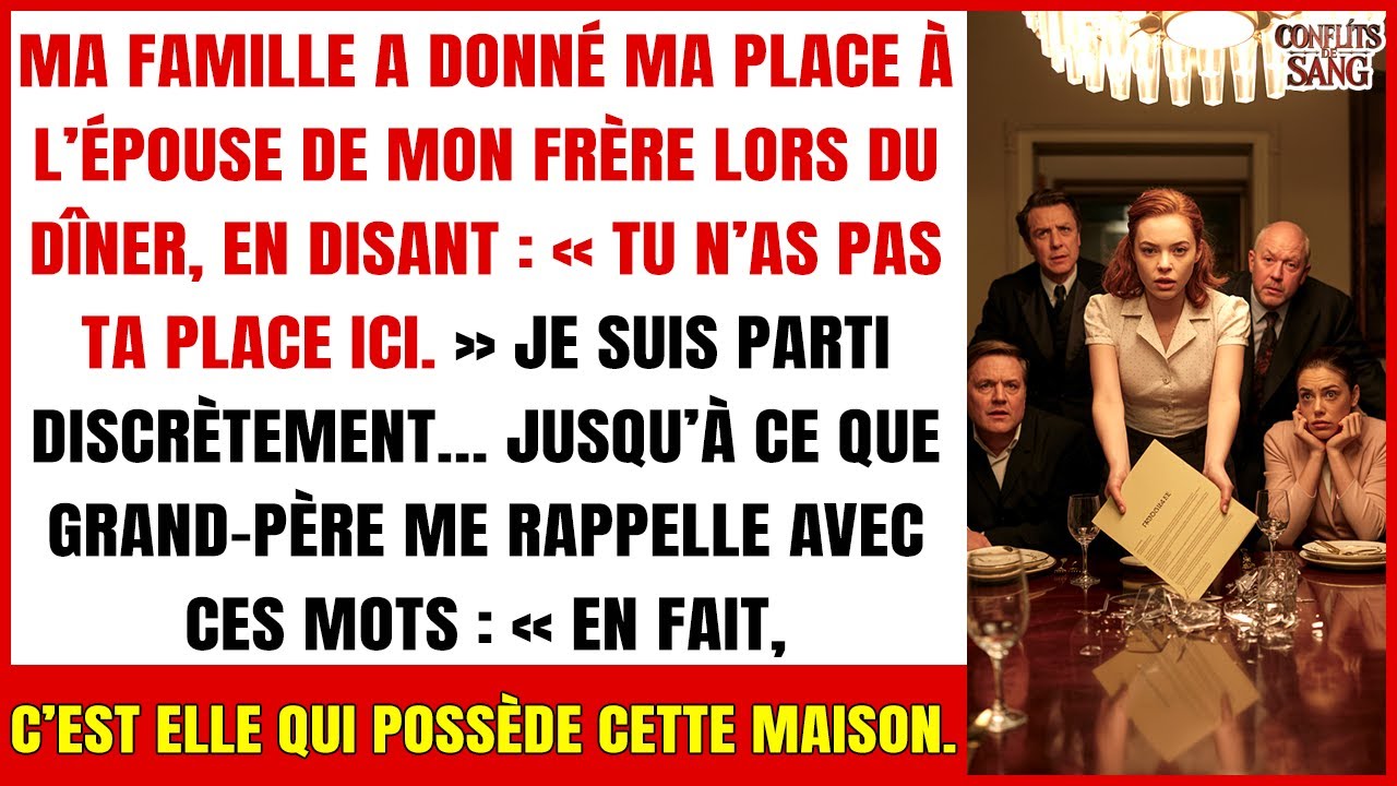 « Déplace-toi, Émilie » — humiliée devant toute la FAMILLE au repas de dimanche…