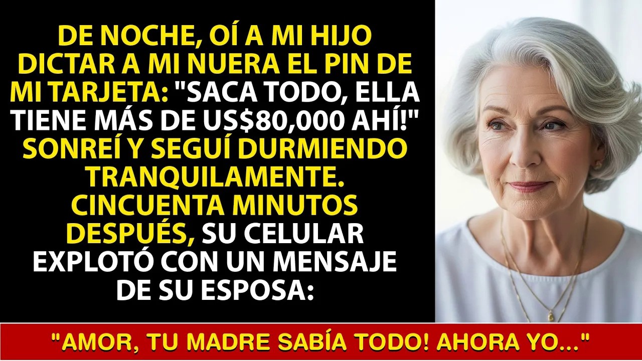 Anoche Escuché A Mi Hijo Darle Mi Clave A Su Esposa… Pero Lo Que Pasó Después Lo Marcó