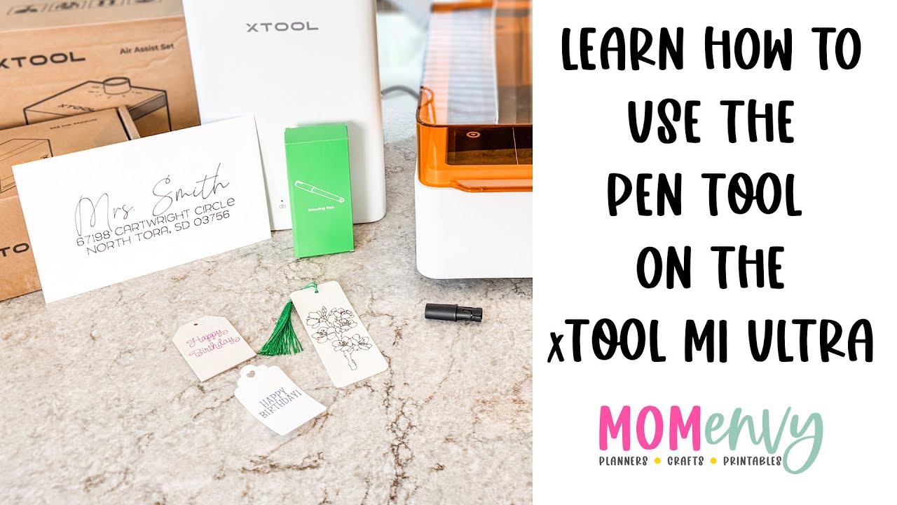 Как пользоваться инструментом xTool M1 Ultra Pen Tool