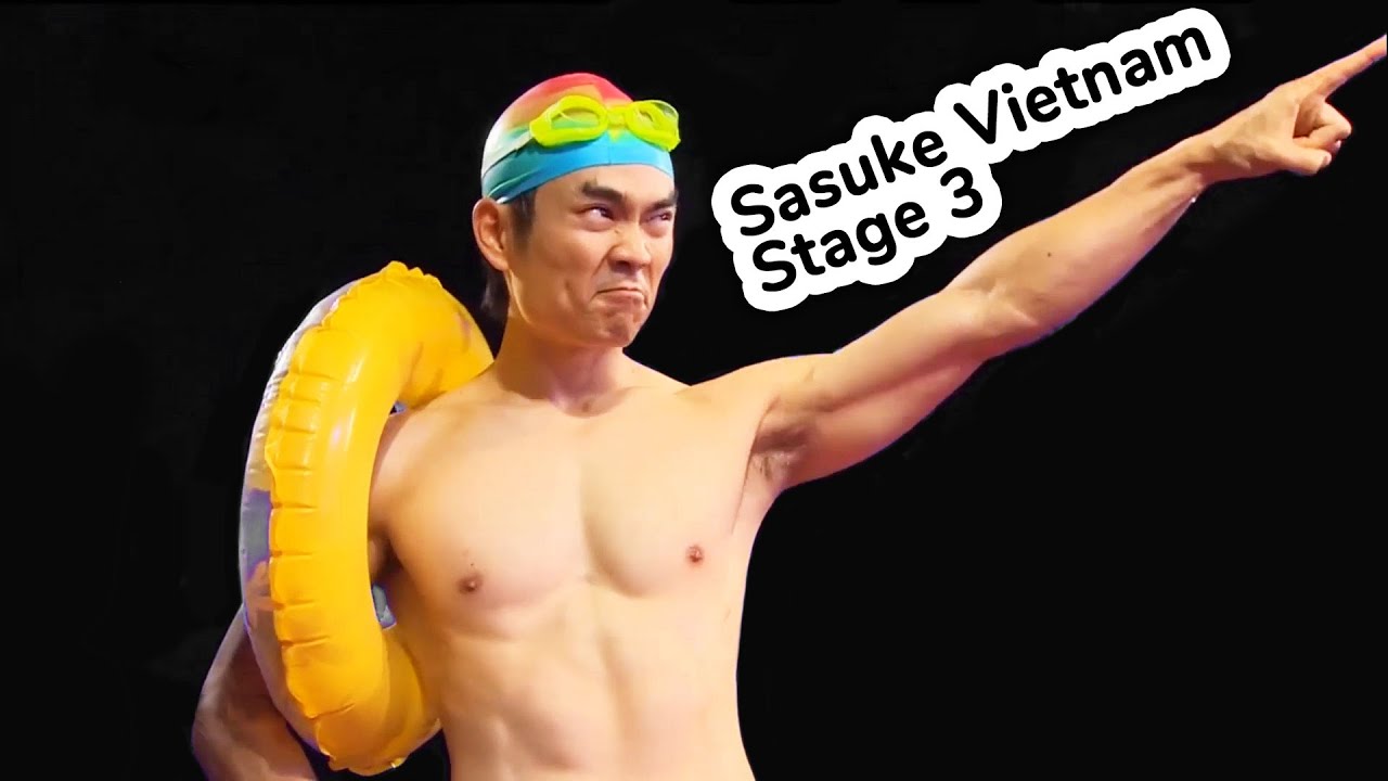Sasuke Vietnam 2019 - Stage 3 - Derek Miyamoto