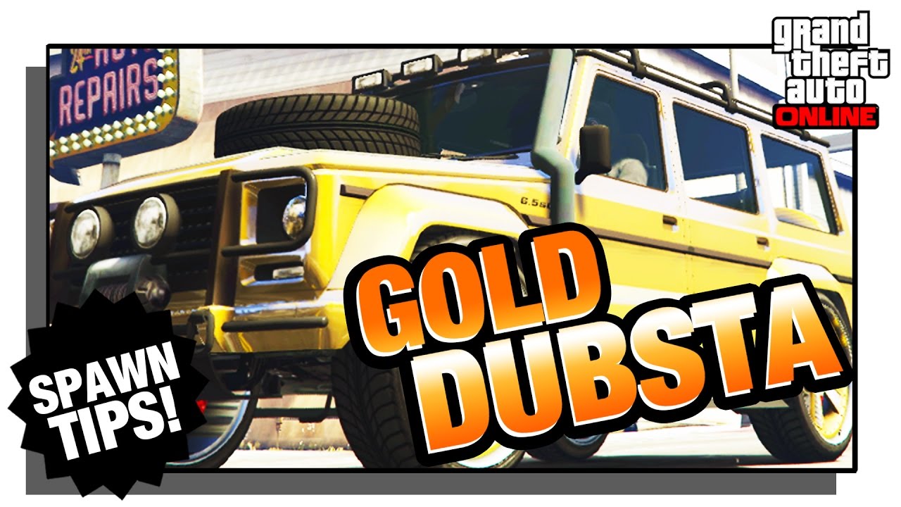 Helpful Tips For Spawning The Chrome/Gold Dubsta II in GTA Online!