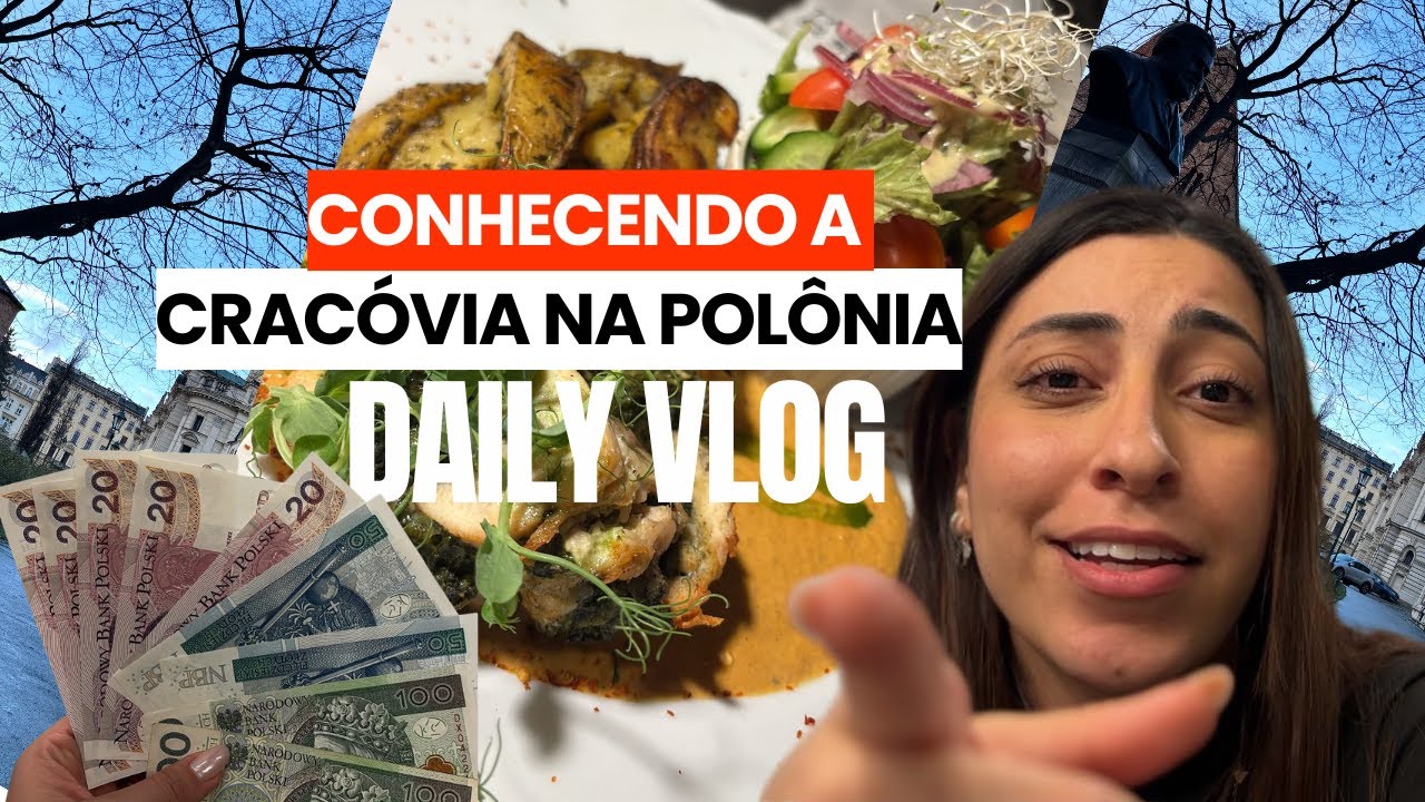 PRIMEIRO VÍDEO DO CANAL: Um dia na Cracóvia - Polônia.