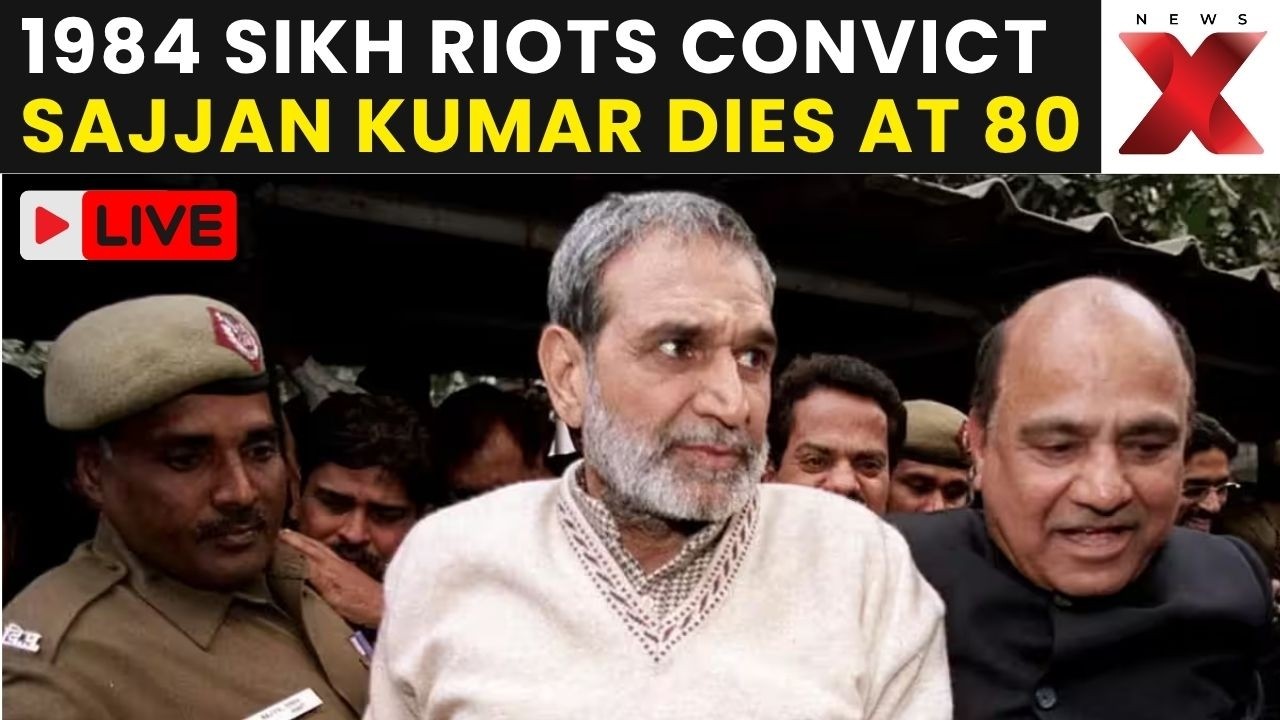 Sajjan Kumar Death LIVE: 1984 Sikh Riots Convict Former Congress MP Sajjan Kumar Dies At 80 | LIVE
