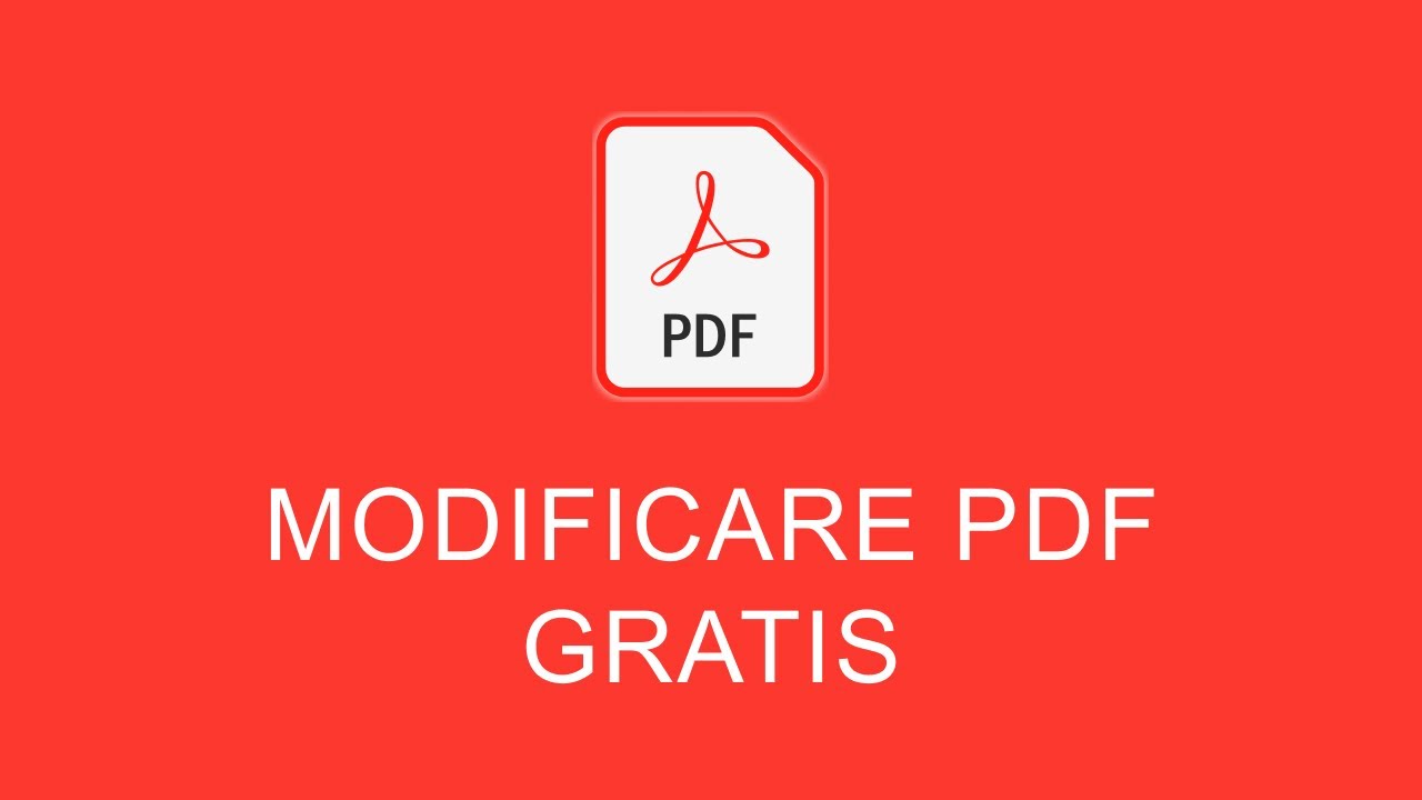 Come Modificare PDF Gratis
