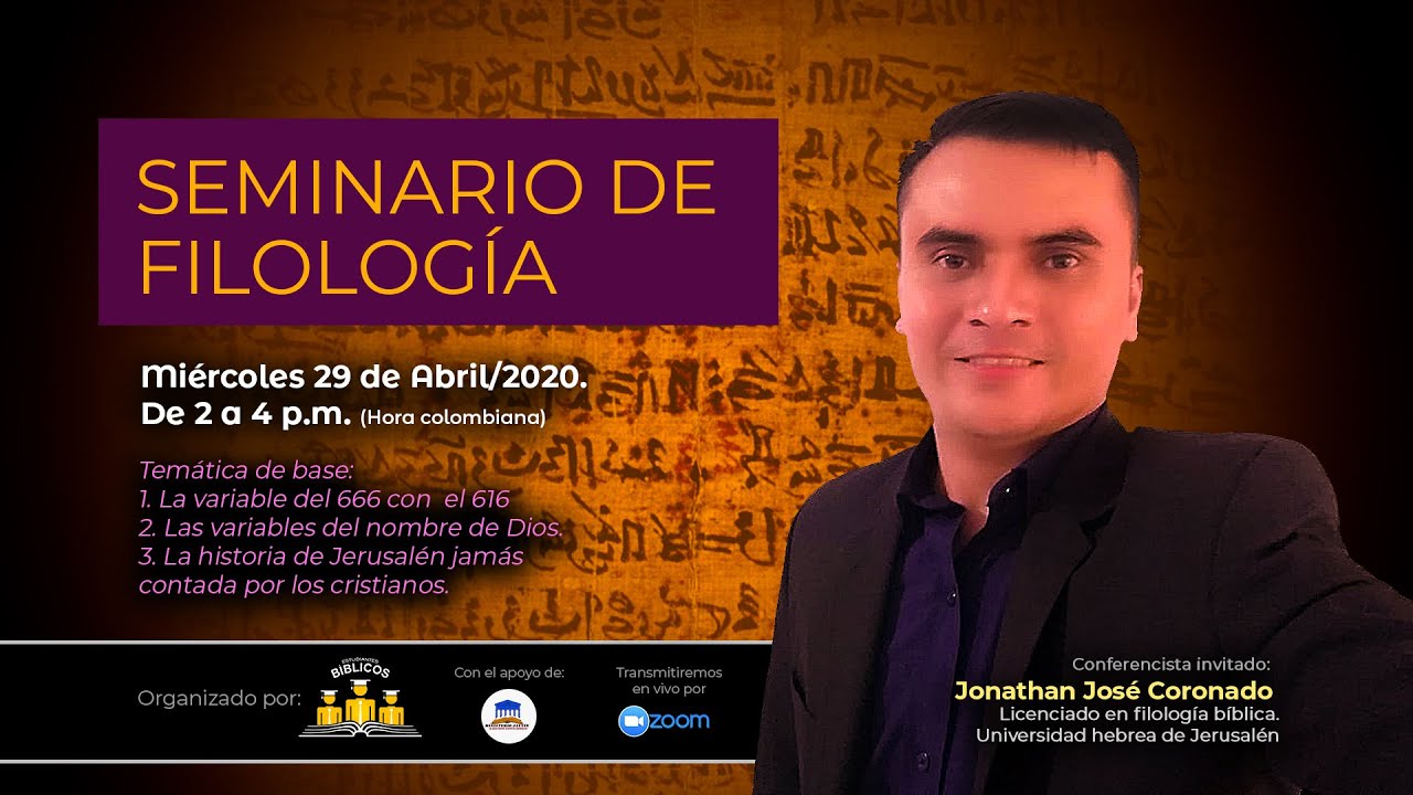 SEMINARIO FILOLOGIA. Clase #1.