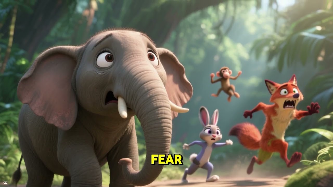 The Elephant and the Friends   Stories for Kids in
