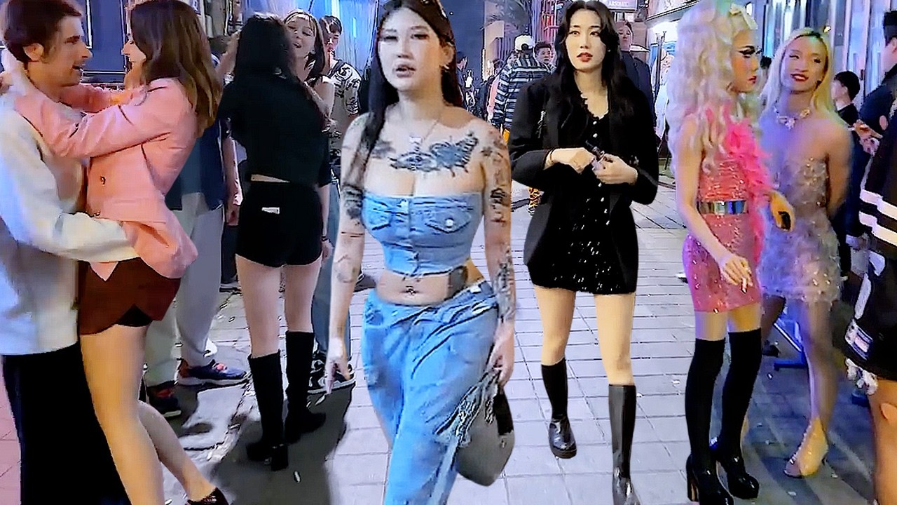 [4K Seoul street at 2am 🔥🔥🔥] Please visit Itaewon club street in Seoul and enjoy it 😎😎😎 #KOREA