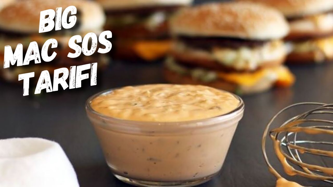 EN SEVİLEN BURGER SOSU BİG MAC SOS TARİFİ | ARTIK EVDE EFSANE BURGERLER YAPMAK &Ccedil;OK KOLAY 🍔