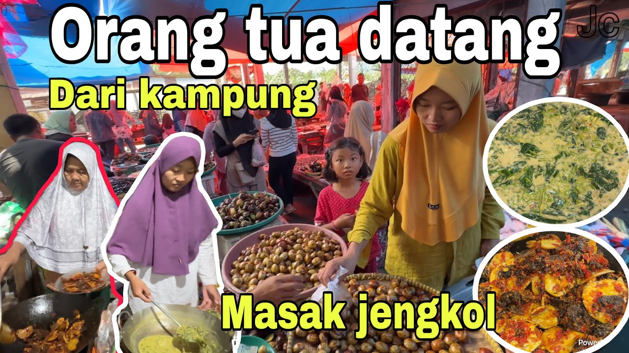 MERTUA DATANG DARI KAMPUNG⁉️ MASAK JENGKOL DAN DAUN SINGKONG 