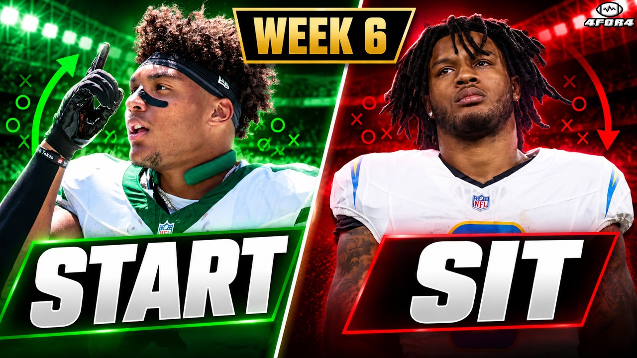 The Best Starts, Sits, & Sleepers for Week 6 Fantasy Football!
