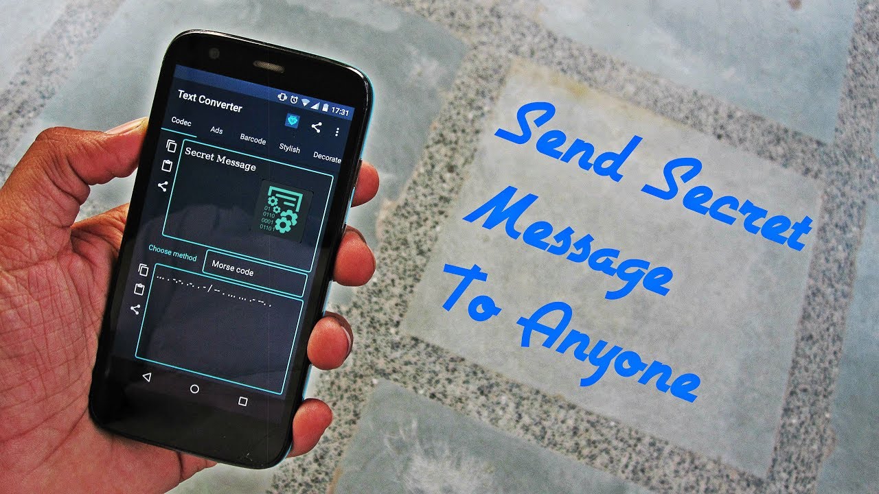Send Secret Message - Text Converter Encoder Decoder Stylish Text